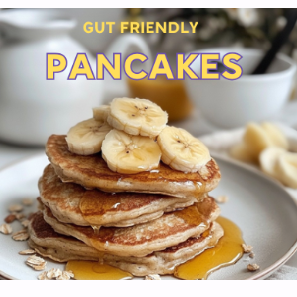 Gut-Friendly Supertums Cacao Oats Pancakes