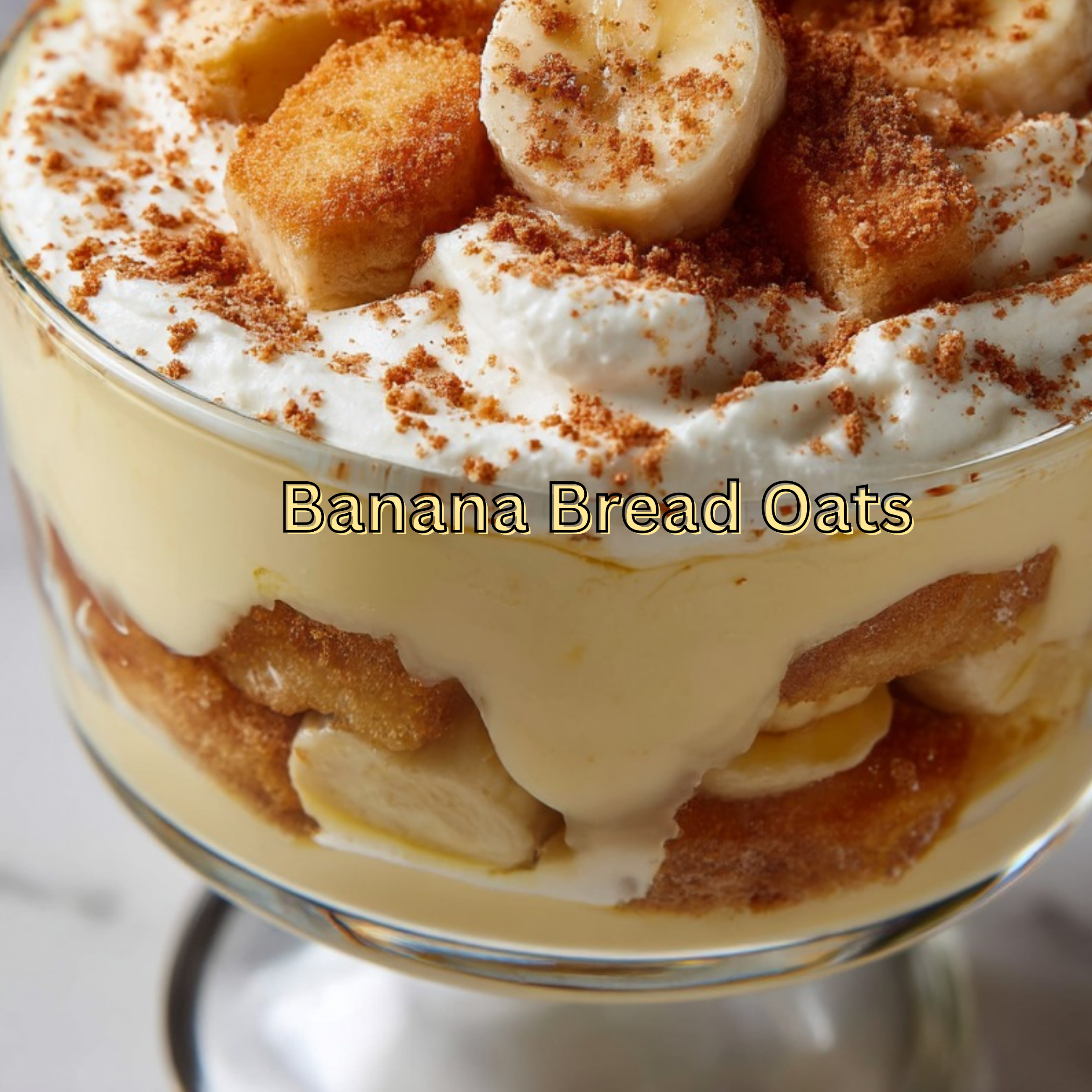 Banana Bread Baked Oats