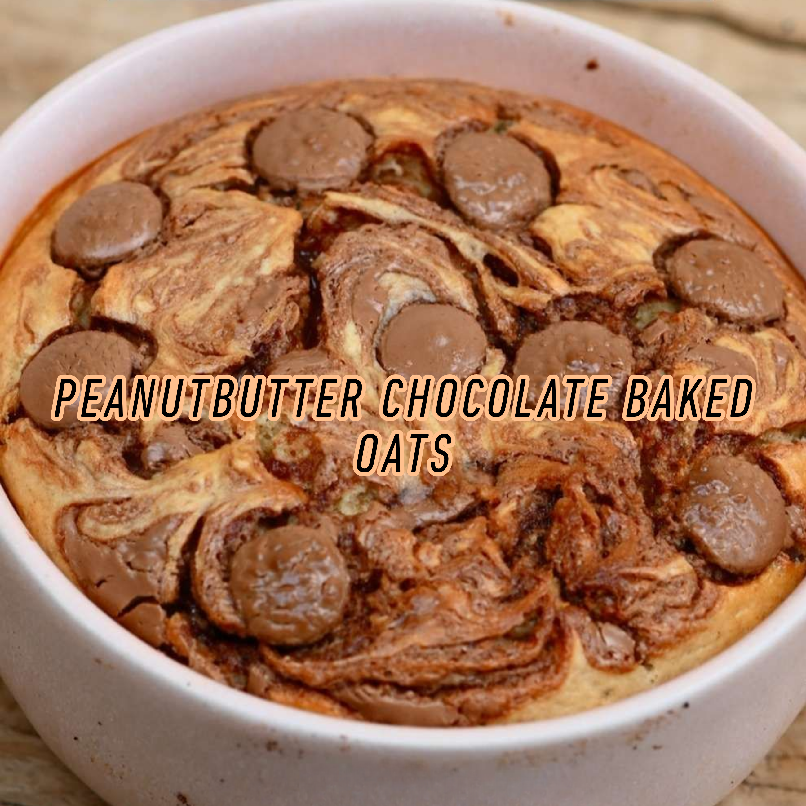 Peanutbutter Chocolate Baked Oats