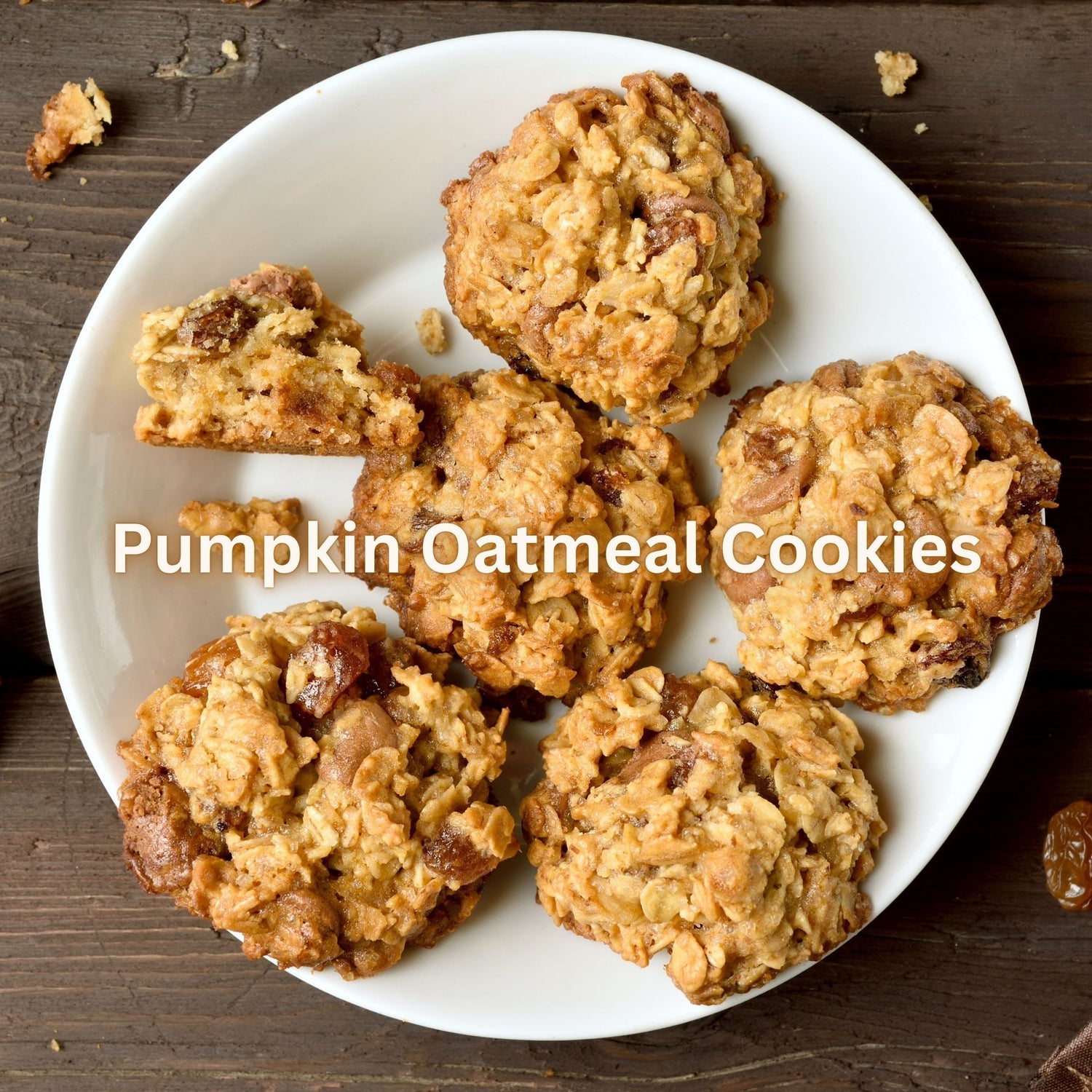 Pumpkin Oatmeal Cookies