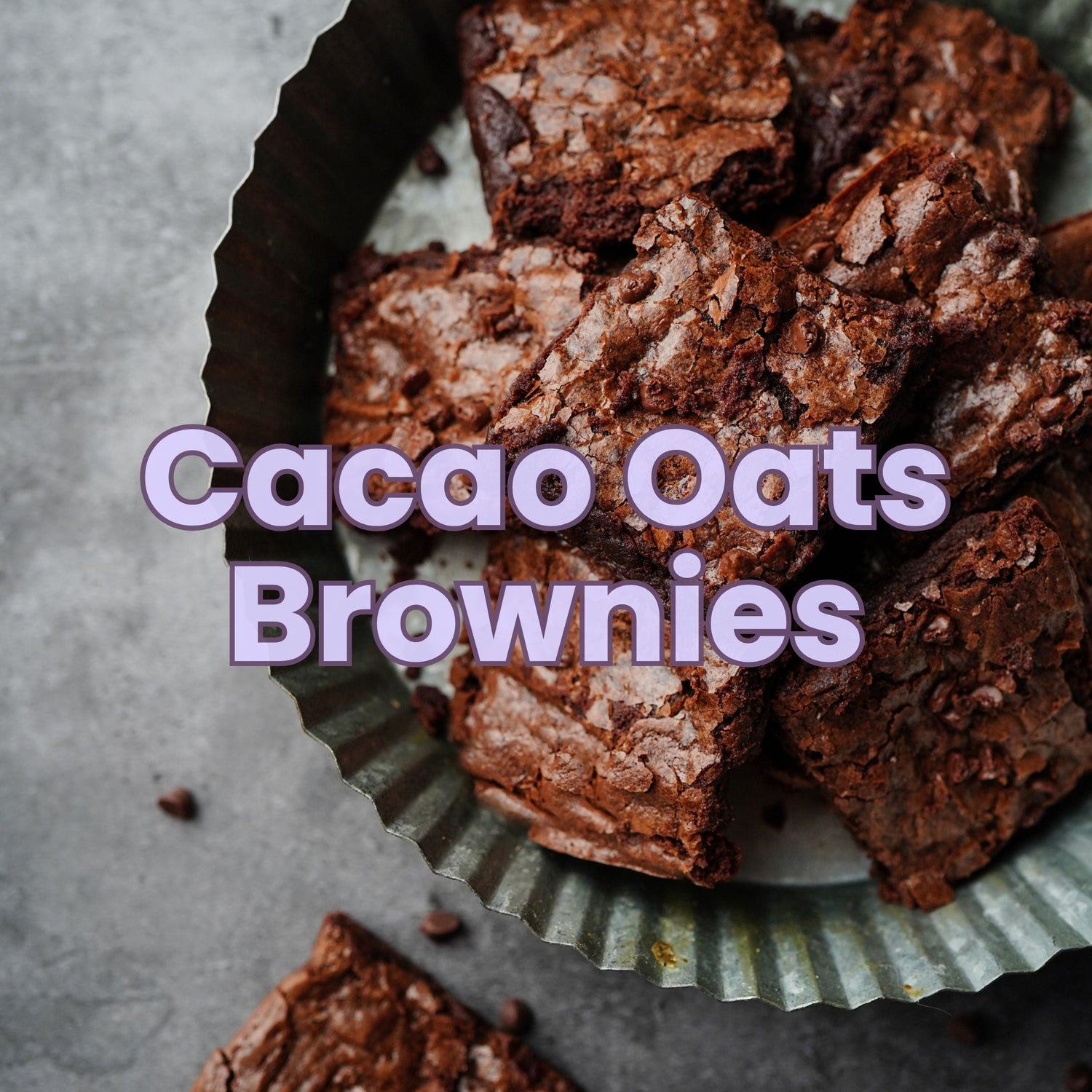 Cacao Oats Brownies