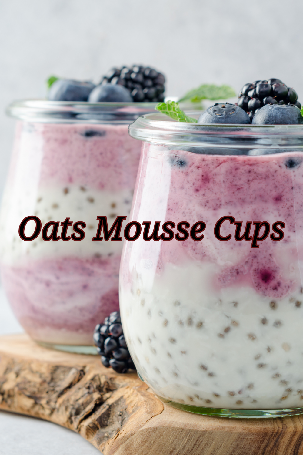 Oats Mousse Cups