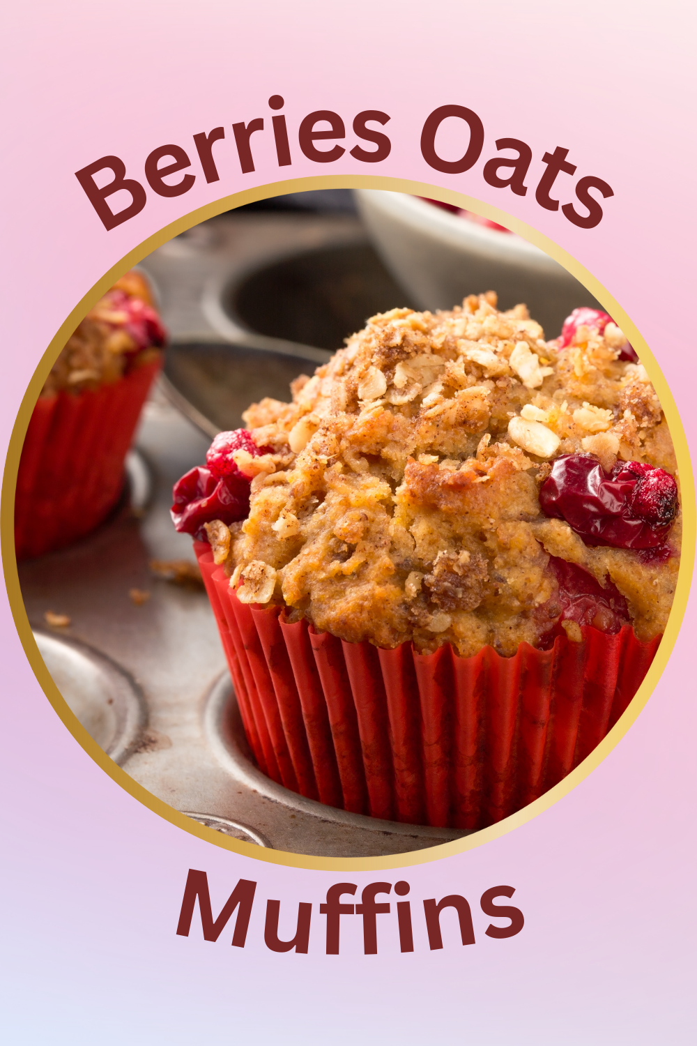 Berries Oats Muffins
